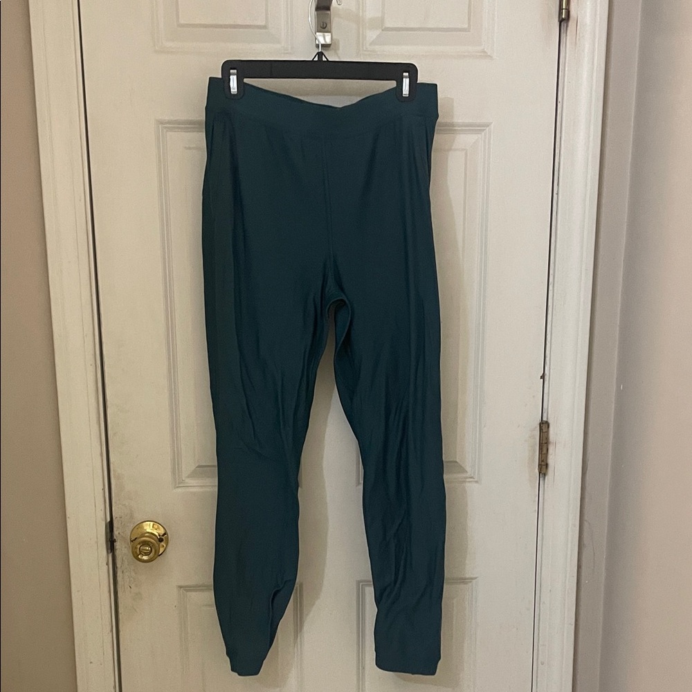 Teal High-Waisted Leggings